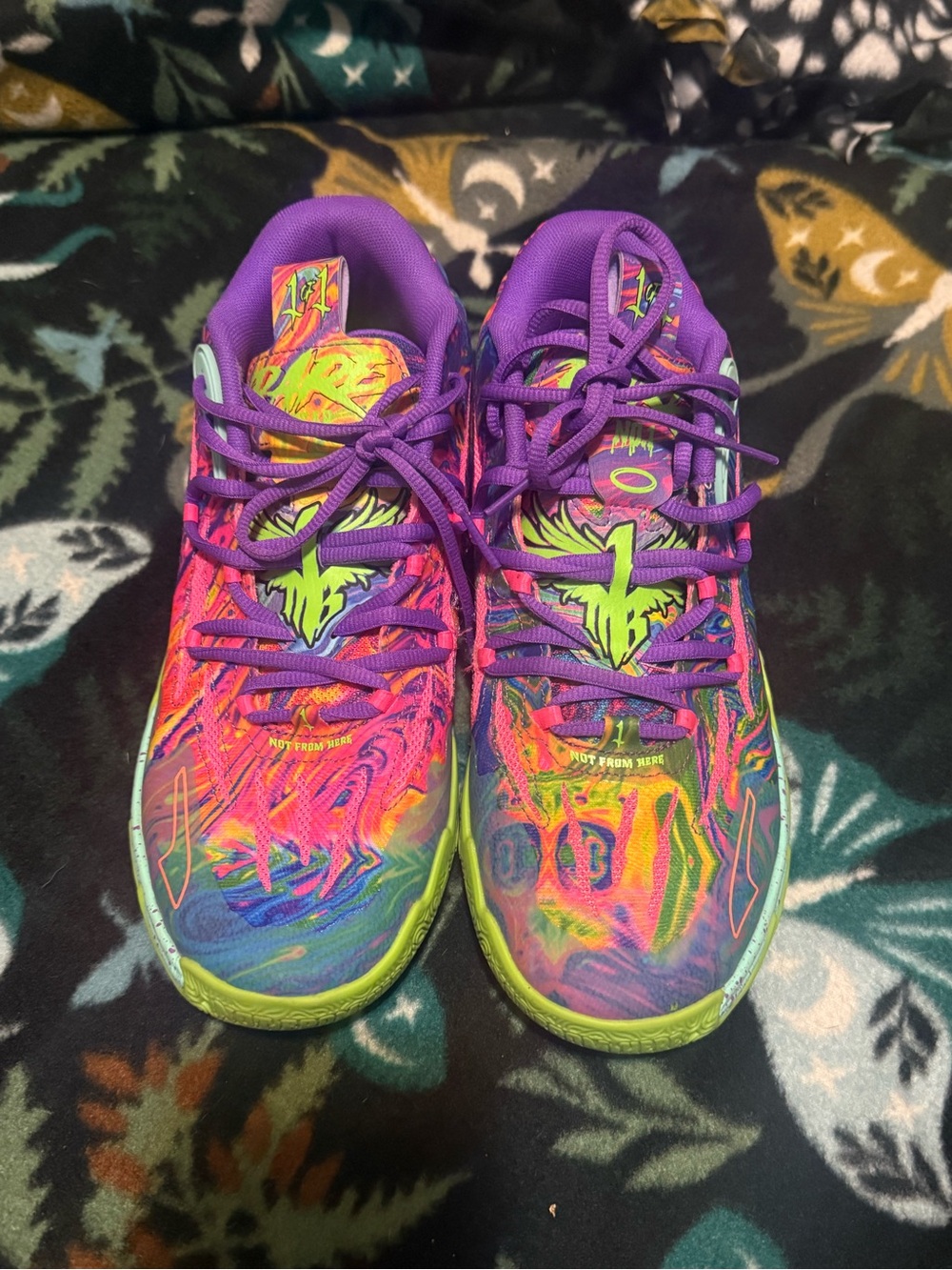 Puma MB.01 Lo Not From Here LaMelo Ball Basketball Shoes Multicolor Men’s Size 8